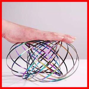 새로운 매직 링 Toroflux Torofluxus Flowtoy 놀라운 흐름 링 장난감 키네틱 스프링 장난감 재미 있은 야외