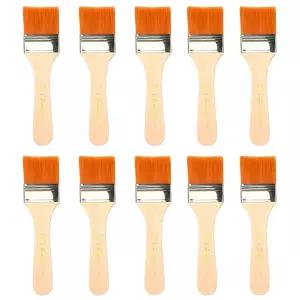 페인트붓 수성붓 페인트브러쉬 젯소붓 D06 6호 10개 평붓 평붓세트