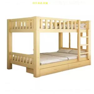 이층 침대 원목 사다리 계단 경사형 학생 슈퍼싱글 하단서랍 매트리스