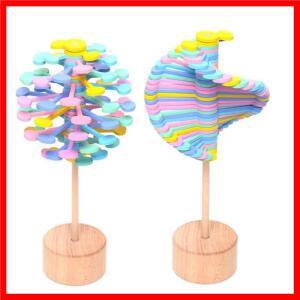 나무 나선형 롤리팝 장난감 회전 스핀 마술 지팡이 스트레스 릴리프 Fidgets 성인을위한 장난감 어린이 Ant