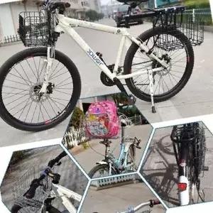 자전거소품 접이식 가방 자전거가방세트 세트 접이식자전거바구니 바구니 소품 자전거용 자전거