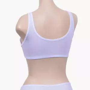 주니어 1단계 스포츠 브라 초등여아속옷 탑학생브라 일체형 언더웨어 청소년 초등 여학생 어린이 런닝 브래