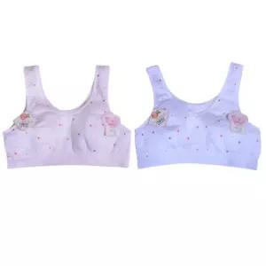 시원한 나노실버 포인트 주니어브라 A컵 여고생속옷 청소년 중학생래지어 초등학생 노와이어 라탑 주니어