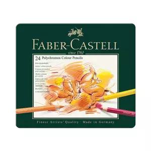 파버카스텔 폴리크로모스 전문가용 유성 색연필 24 틴케이스수채 세트 드로잉펜슬