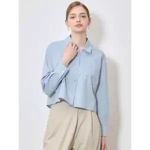 [리스트]코튼 루즈핏 크롭 셔츠 택가격 138000원 _P416517438