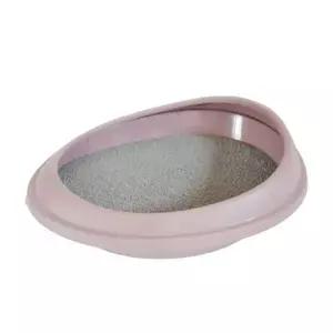 고양이 평판 보급형 화장실 소형 인디핑크 1P 토일렛