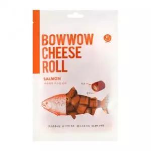 강아지 한입 간식 연어 치즈롤 200g 1P 노즈워크 트릿 저염분간식