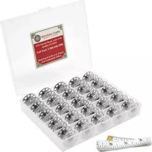 만다라 크래프트 형제 재봉틀용 빈 SA156 보빈 가수 켄모어 버니나 자노메 엘나와 호환되는 메탈 클래스