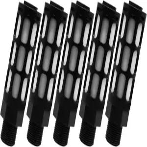 지오제르미 5개 공기 공압 머플러 소음기 플라스틱 배기 3/8 NPT 남성 피팅