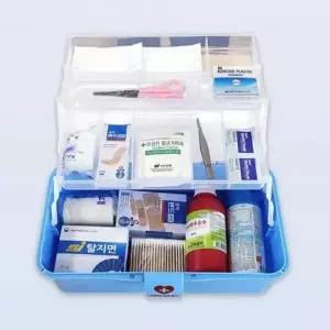 (옵션 구급함 캡틴1호)구급함 비상약 상비약 보관함 약통 케이스 구급상자