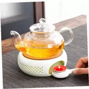 [콩심팥심]티워머 굿힐링 도자기 티 워머 S-2 차데우기 티라이트워머