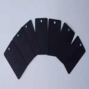 검정 종이택 10p 블랙 미니택 제품택 라벨 라벨택 종이 의류택 원형페이퍼제품라벨 옷택 가방이름표