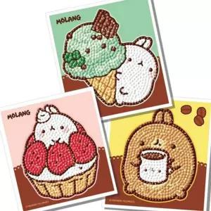 보석 십자수 스티커 몰랑이 다이아몬드 캐릭터 어린이 세트 아트키트 아크릴 학용품 선물용만들기 비즈 페