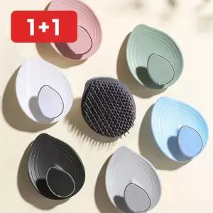 샴푸브러쉬 두피 마사지 빗 실리콘 세정 머리감기솔 각질