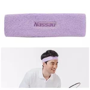 스포츠 헤어밴드 연보라 머리