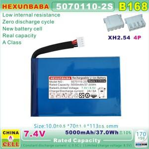 IP 카메라 테스터용 폴리머 리튬 이온 배터리 CCTV 모니터 IPC-9800 플러스 B168 5070110-2S 7.4V 5000mAh