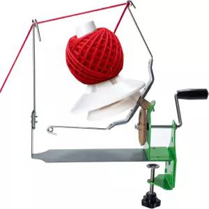 윌로우데일 크로치 및 뜨개질용 대형 원사 와인더 금속 볼 스피너 도구 케이크 이상적인 액세서리 공예