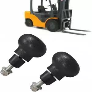 이스트비타 2피스 스티어링 휠 노브 스피너 8mm 나사 회전 보조 볼 트랙터 지게차 액세서리