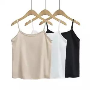 실크끈나시 실키 새틴 끈나시