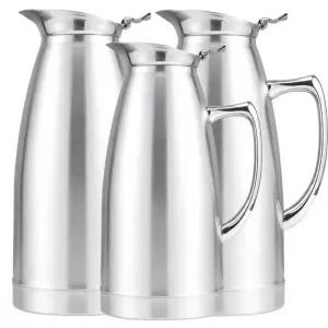 업소용스테인레스보온병 블랙 물통 대용량 업소용