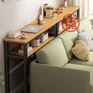 다기능 소파 뒷면 선반 커피 테이블 수납 랙 나무 정리대 거실 사무실 침실용