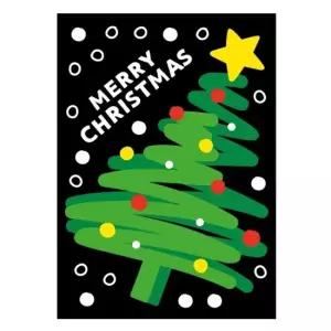 BIG WINTER 그린 트리 FDX-2109 크리스마스트리스티커 크리스마스스티커 트리스티커