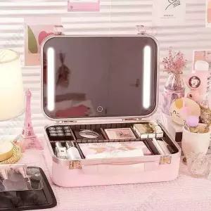 조명메이크업박스 이동식 LED 화장품 박스 구성 화장대