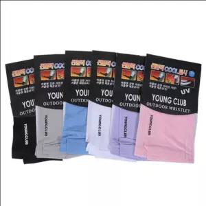 차단 자외선 UV COOL 영클럽 아쿠아 썬블럭 토시 영화 줄무늬