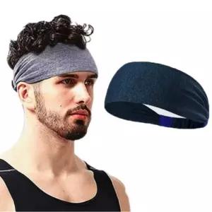 네이비블루 남자스포츠 테니스 헤어밴드 축구헤어밴드 스포츠 땀헤어밴드