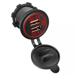 방우 QC 3.0 USB 2포트 카라반 캠핑카 소켓 DIY