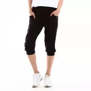 여자 여름철 시원한 쿨 아이스 블랙 7부바지