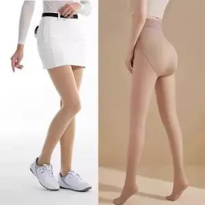 여성 골프 여름 고탄력 고리 레깅스 스타킹 유발