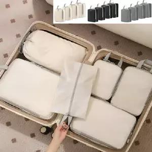 고급 압축파우치 4종세트 다용도 압축팩 여행용 방수 가방 파우치 세면파우치 화장품파우치 3COLOR