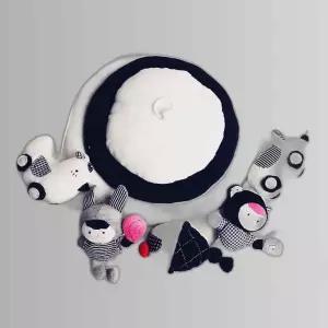 오르골 흑백모빌 요정 신생아모빌