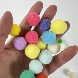 폼폼이 칼라 솜방울 15mm 100P 수예용품
