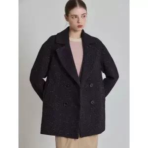 [르오트]울 블렌디드 헤링본 하프코트 사이즈 55 88다양_P416544576