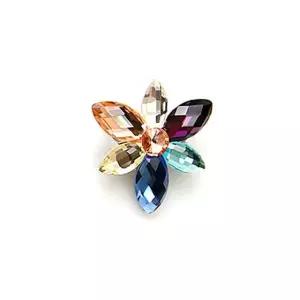 6꽃잎 브로치 브로치 큐빅브로치 고급브로치 어머니선물 스승의날선물