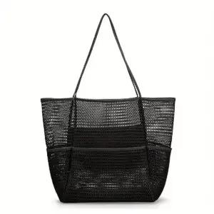 해변 바캉스 물놀이 수영 숄더백 포켓 비치백 가방 물놀이가방 모래놀이가방 메쉬백