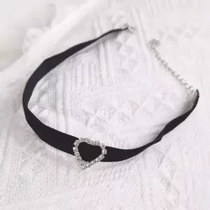 축제 초커목걸이 초커 큐빅목걸이 할로윈 하트-WFIZPUL