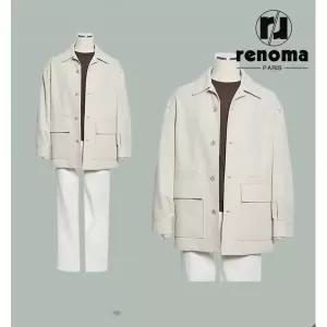 [롯데백화점]레노마 SS 봄여름 라이트베이지 프리미엄 하프기장 야상자켓 RQAMBH03A