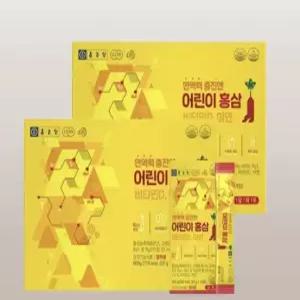 [종근당] 면역력 증진엔 어린이 홍삼 비타민D 아연 젤리(30포X2세트)