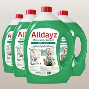 [올데이즈] 대용량 세탁세제 중성 액체세제 플로랄향 2.5L 4개