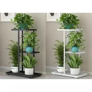 철제 3단 4단 화분 정리대 선반 받침대 실내 정원 관리용