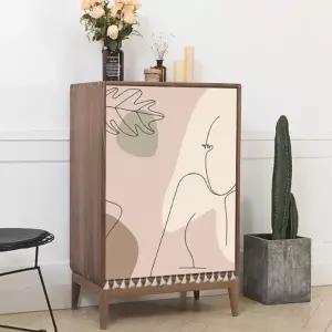 공간 분리 바란스 가리개 커튼 찍찍이형