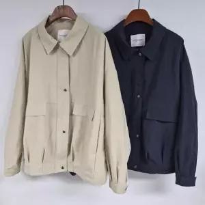 빅사이즈아우터 V602L511 심플버튼바스락점퍼 SM