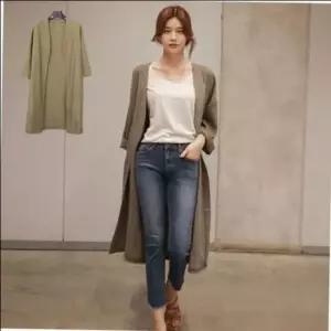 겨울원피스코디 린넨가디건 인기 린넨바람막이 롱가디건