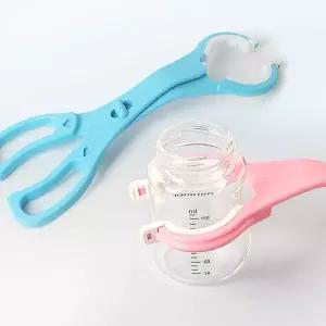 젖병 집게 열탕 소독용 실리콘 집게 미끄럼 방지 가위형 집게 아기 젖병 건조대용