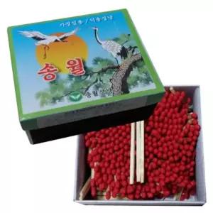 송월 성냥 1갑x5개입 향초 성냥개비 성냥 각성냥 향 양초 소원양초 기도