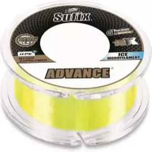 수픽스 100야드 어드밴스 스 모노필라멘트 낚싯줄 - 네온 라임