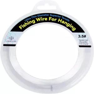 투명 낚싯줄 820피트 모노필라멘트 매달기 위한 끈 풍선 화환 그림 장식을 보이지 않는 강한 와이어 나일론